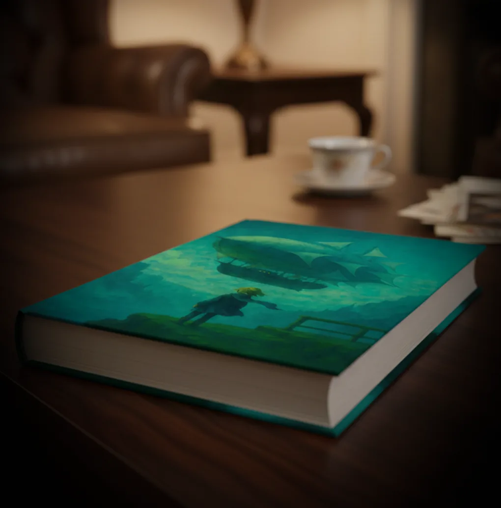 Livre sur une table